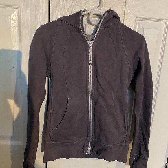 Lilac+White Lululemon Zip Up Hoodie - Picture 3 of 4